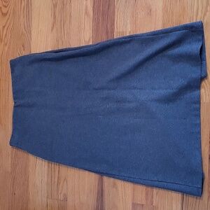 Uniqlo Grey Midi Skirt